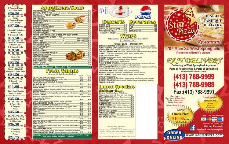 Star Pizza - West Springfield, MA