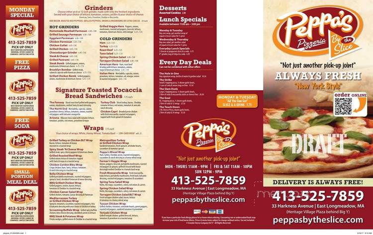 Peppas Pizza - East Longmeadow, MA