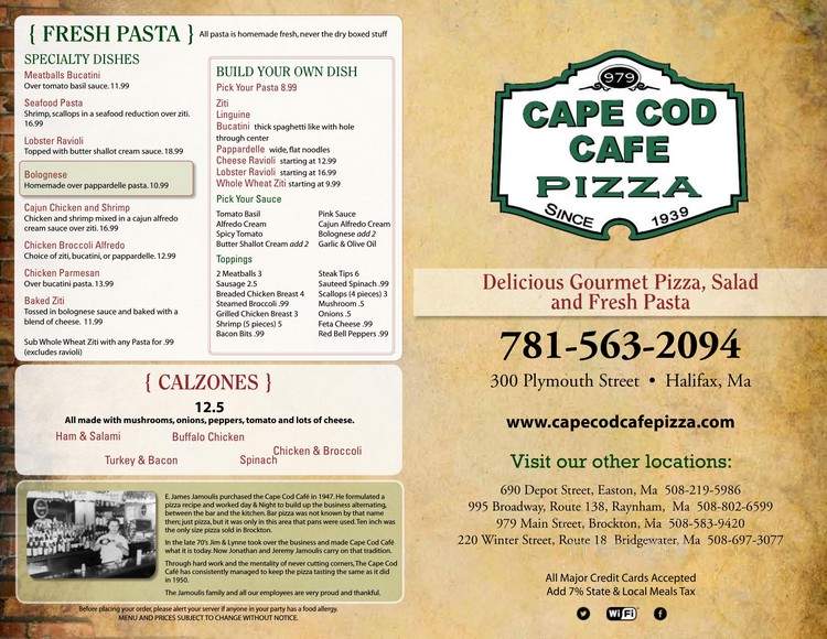 Cape Cod Cafe - Halifax, MA