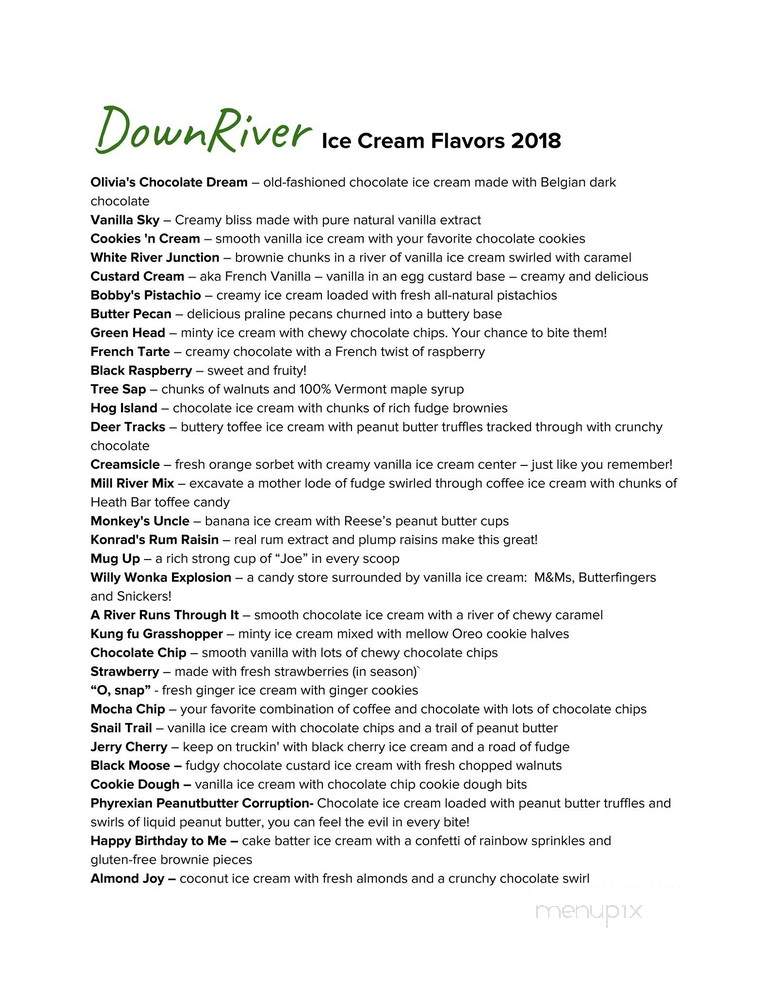 Downriver Ice cream - Essex, MA