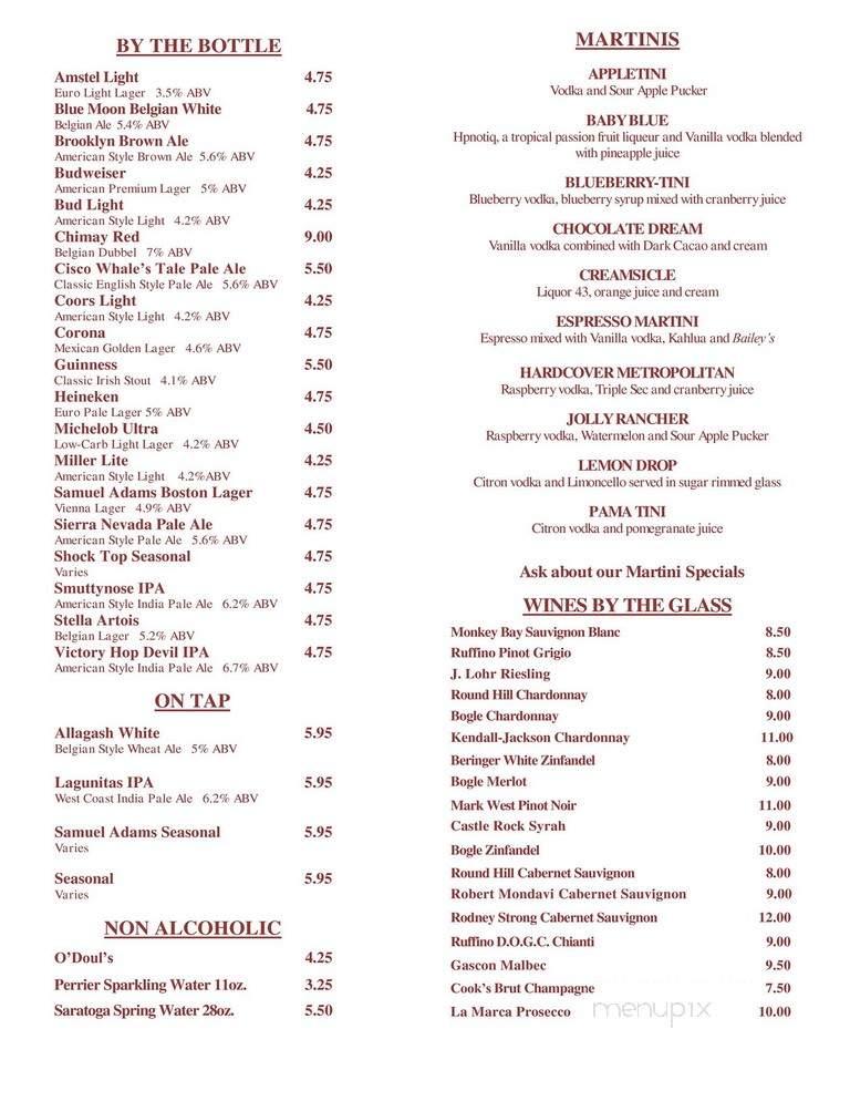 Hardcover Restaurant - Danvers, MA