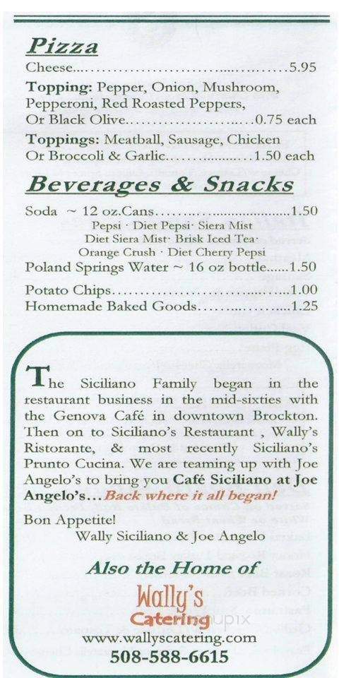 Joe Angelo's Cafe & Deli - Brockton, MA