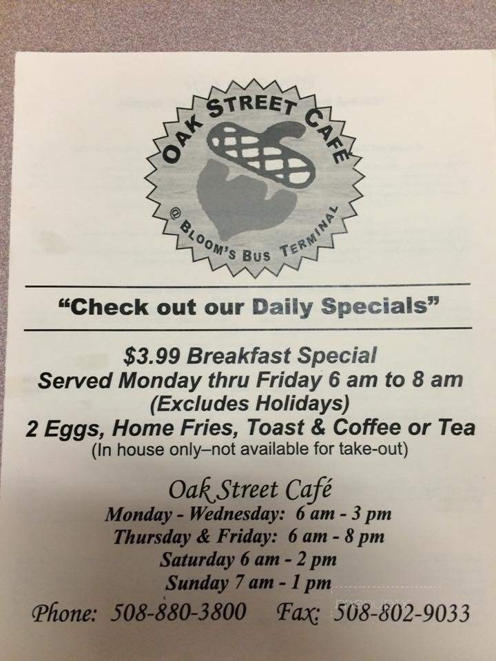 Oak Street Cafe & Ice Cream - Taunton, MA