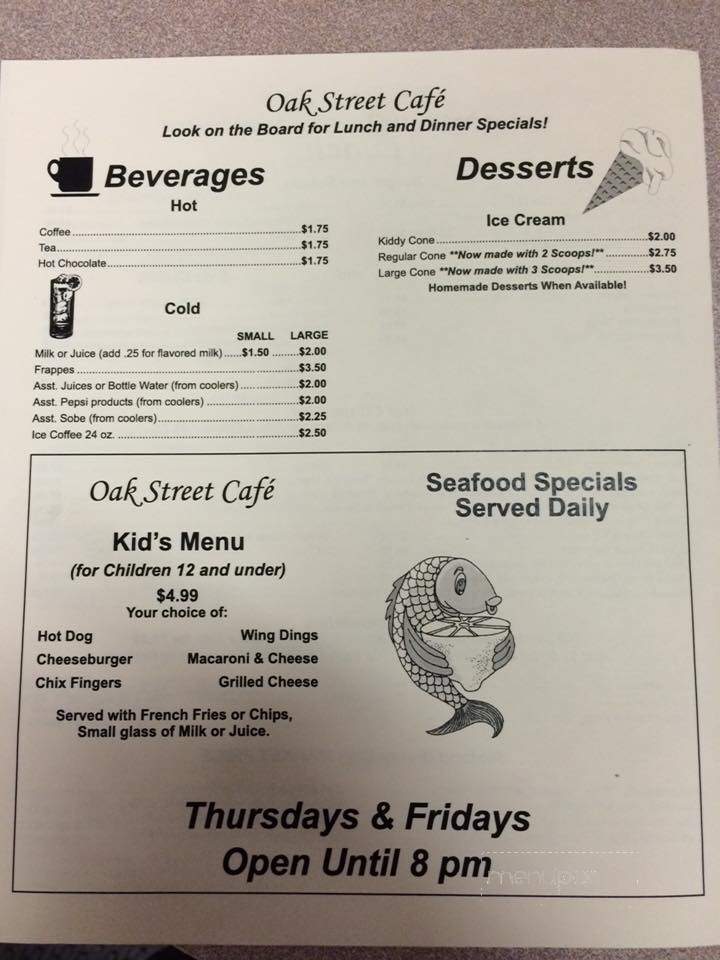 Oak Street Cafe & Ice Cream - Taunton, MA
