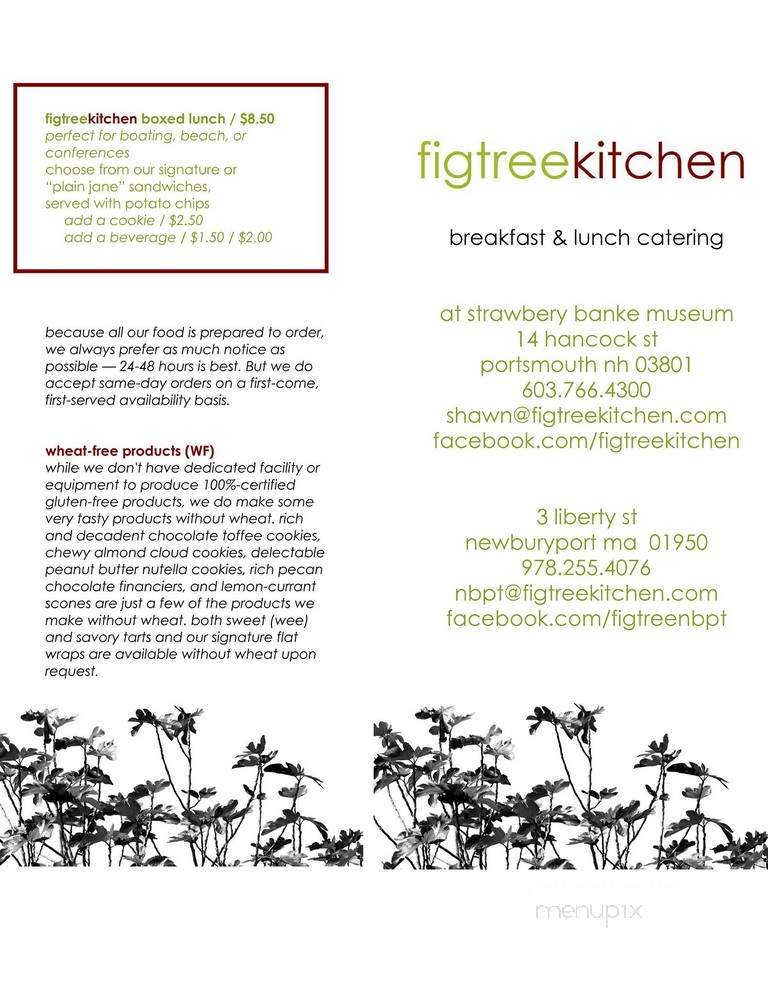 Figtree Kitchen Bakery - Newburyport, MA