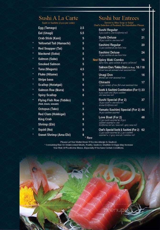 Yamato Hibachi & Sushi Bar - Norwood, MA