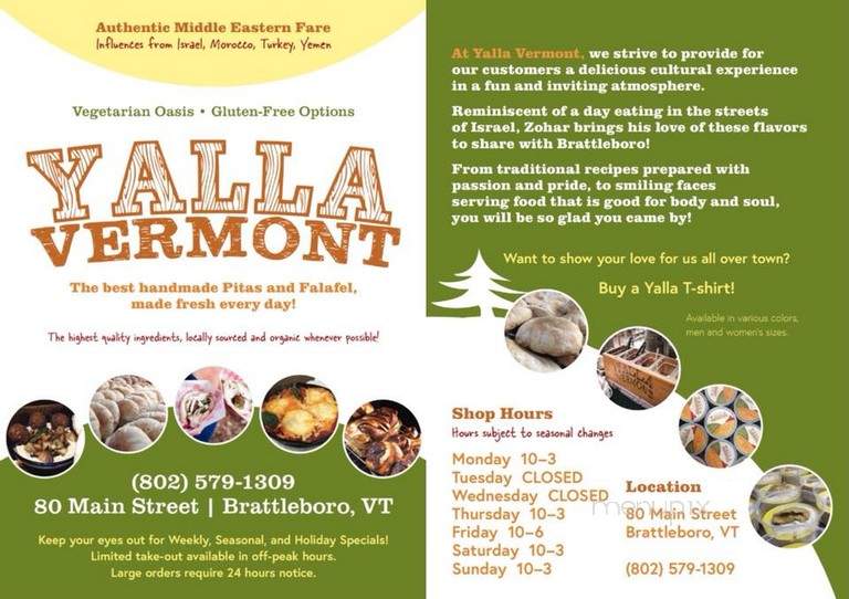 Yalla Vermont - Brattleboro, VT