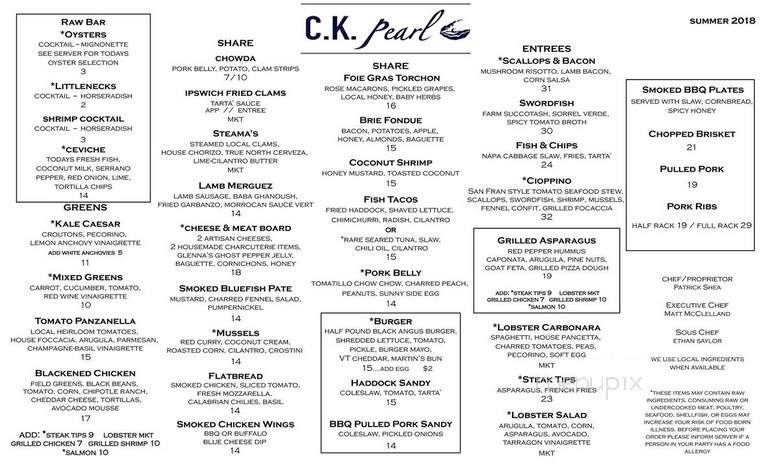 Ck Pearl - Essex, MA