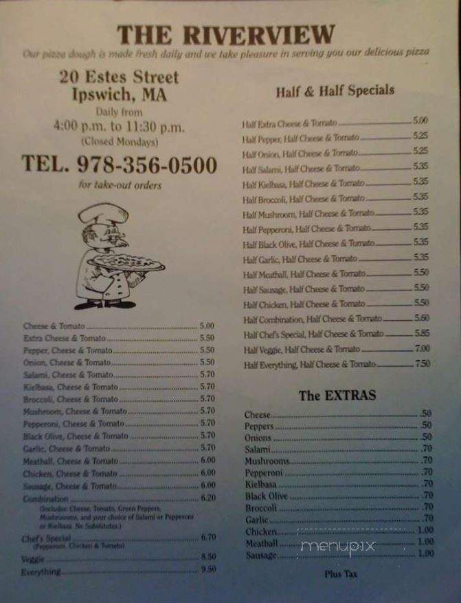 Riverview Restaurant - Ipswich, MA