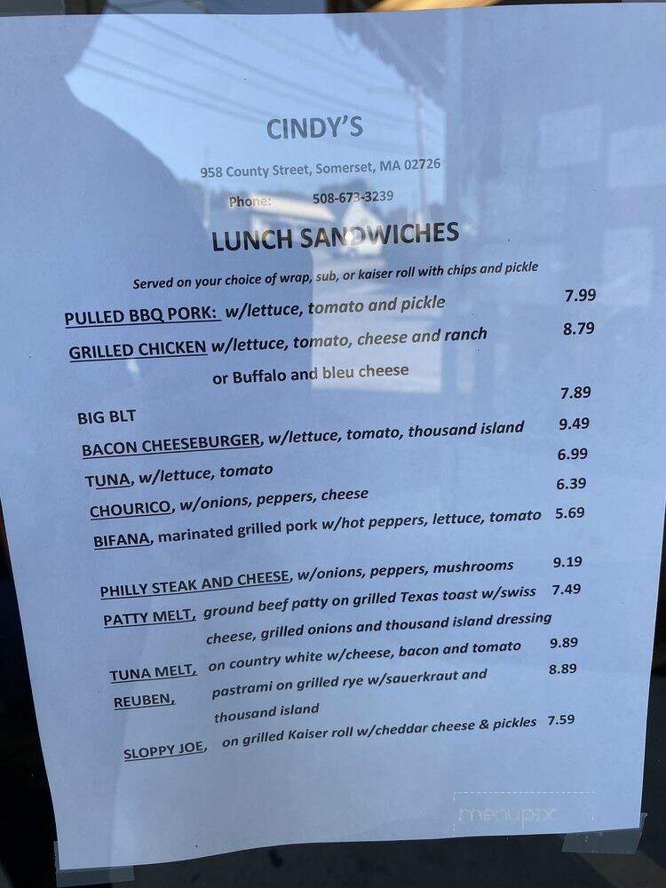 Cindy's - Somerset, MA