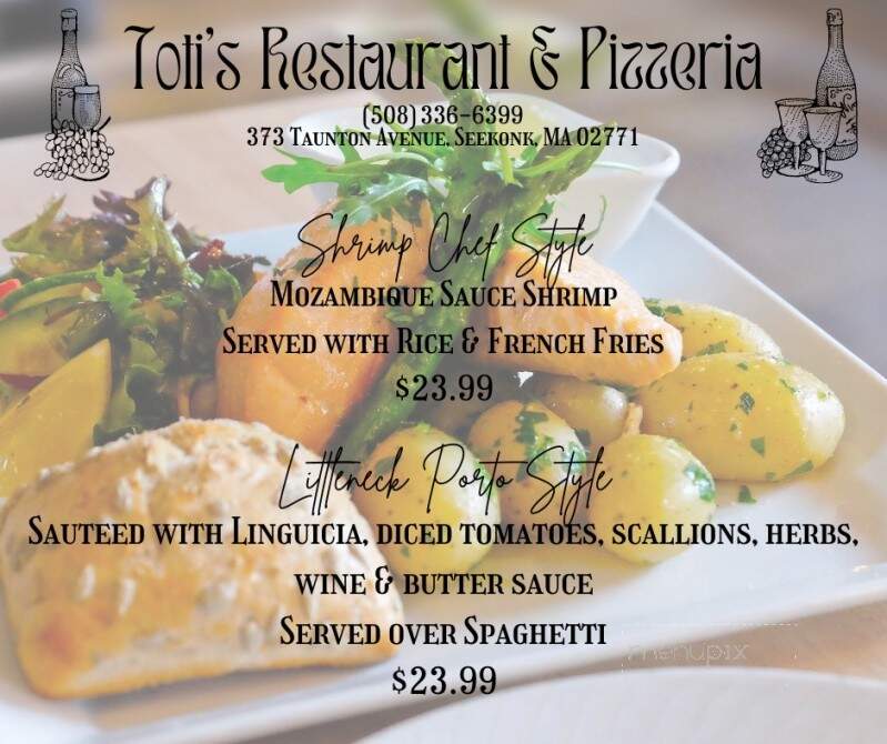 Toti's Grilled Pizzeria - Seekonk, MA