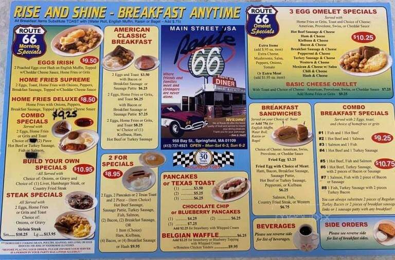 Route 66 Diner - Springfield, MA