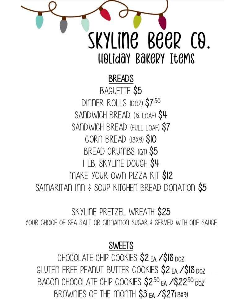 Skyline Beer Company - Westfield, MA