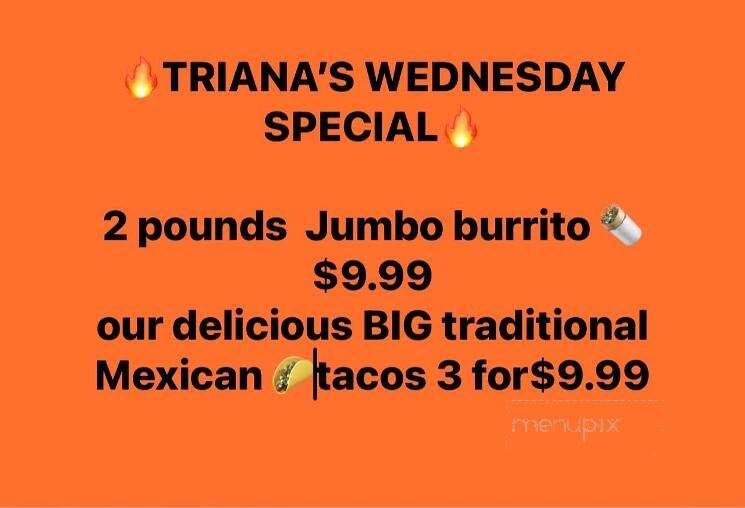 Triana's Real Mexican Food - Haverhill, MA