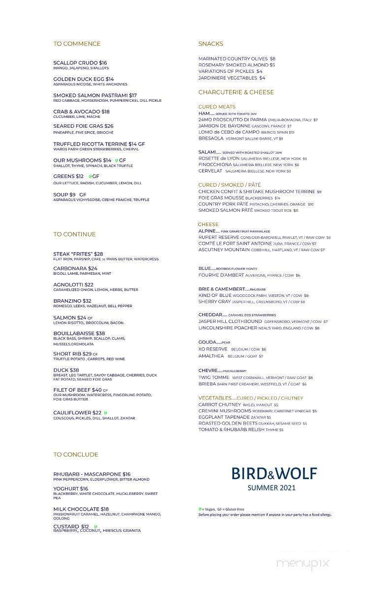 Bird & Wolf Cafe + Bakehouse - North Andover, MA