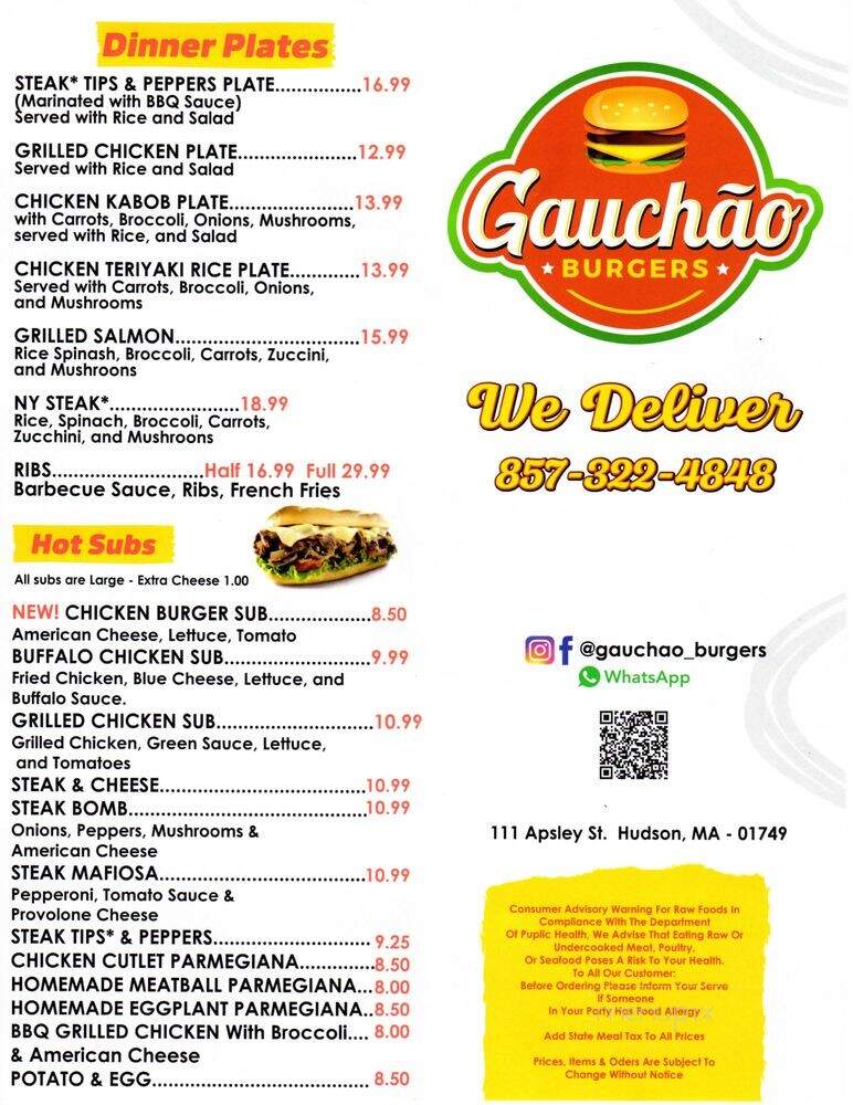 Gauchao Burgers - Hudson, MA