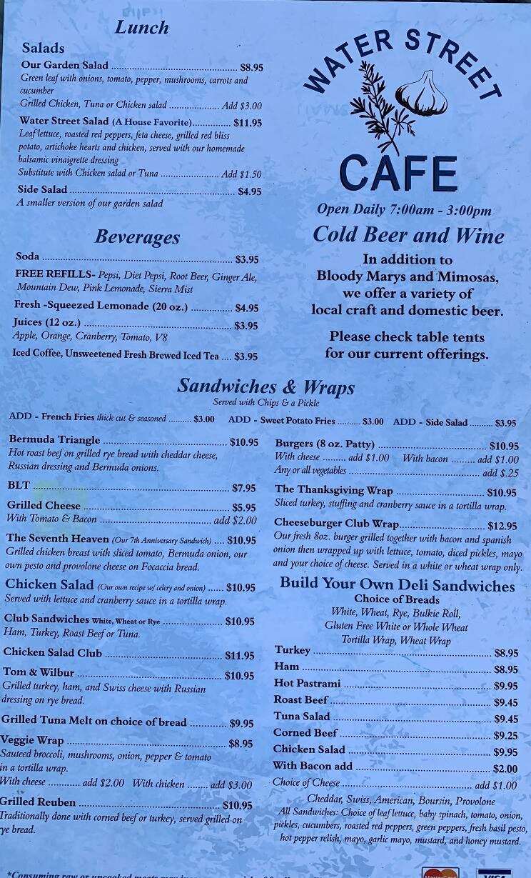 Water Street Cafe - Plymouth, MA