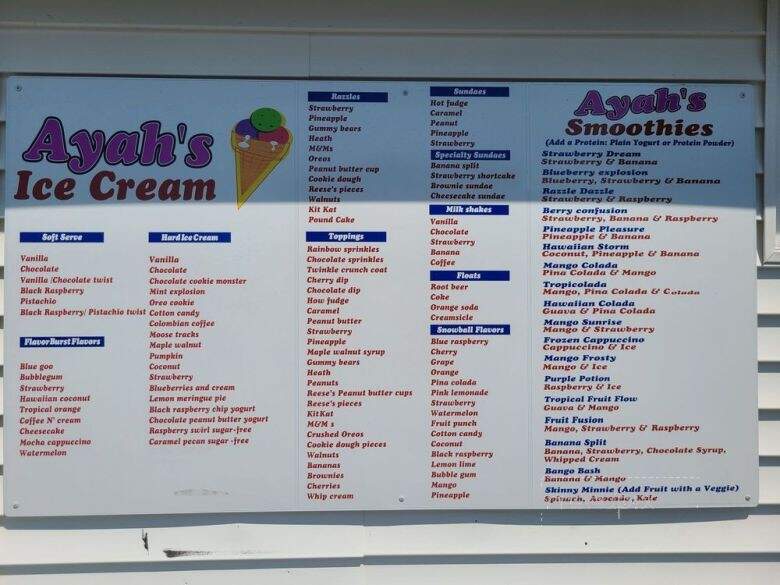 Ayahs Ice Cream - Chicopee, MA