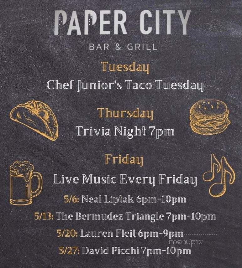 Paper City Bar & Grill - Holyoke, MA