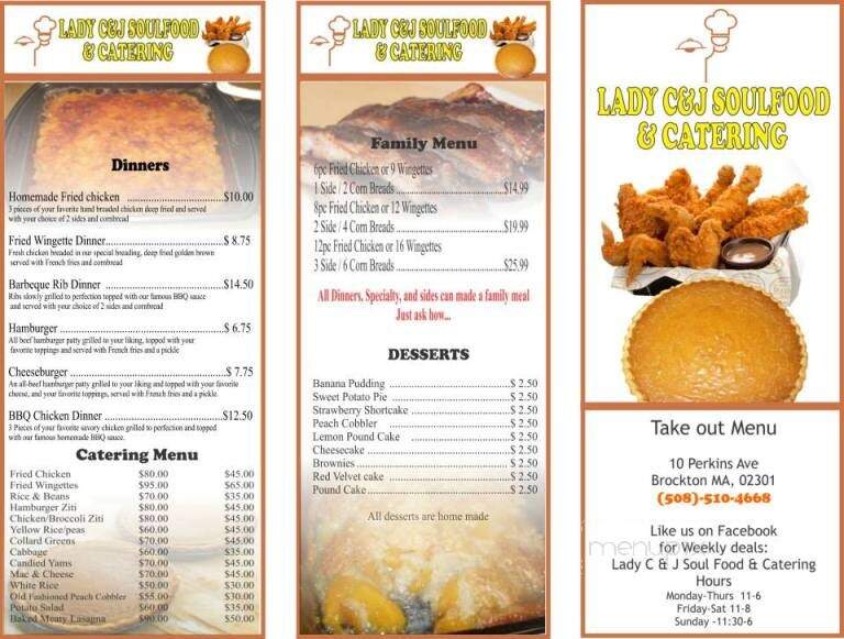 Lady C&J Soul Food - Brockton, MA