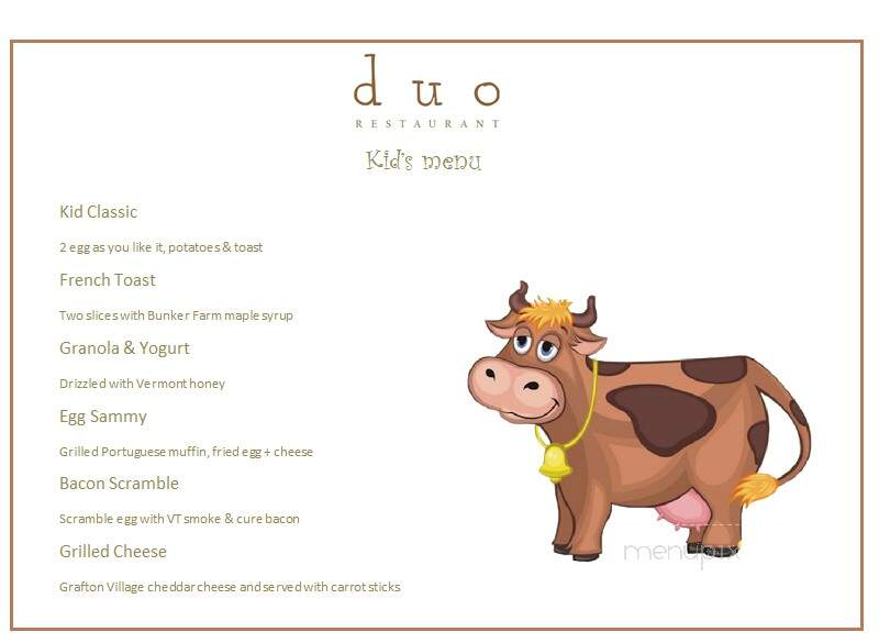 Duo Restaurant - Brattleboro, VT