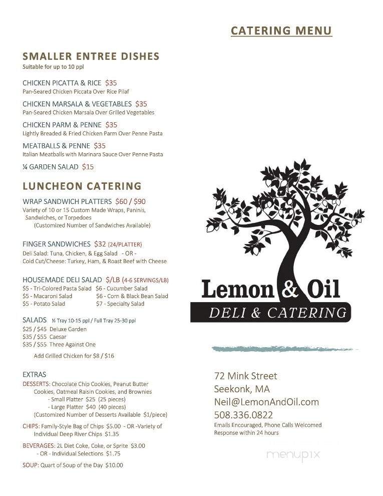 Lemon & Oil Deli - Seekonk, MA