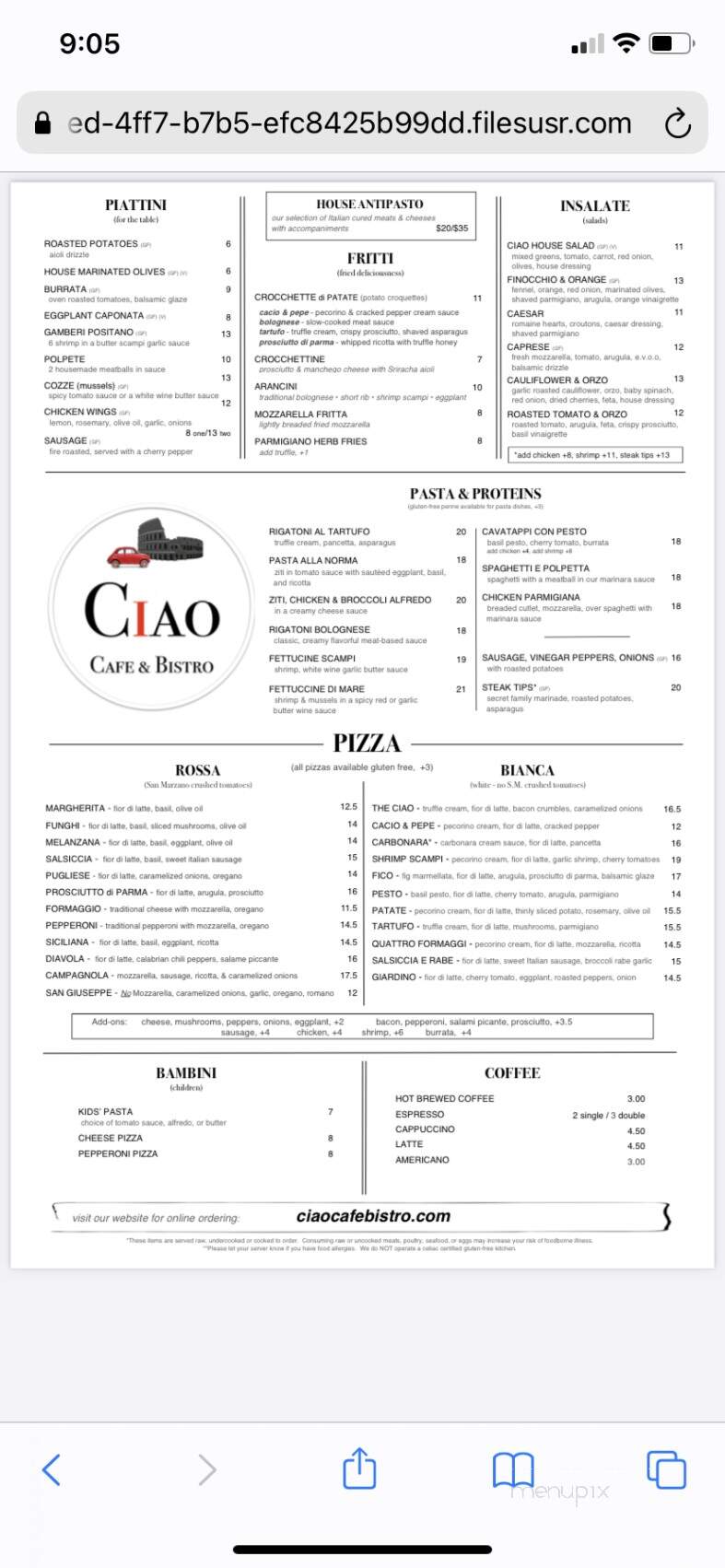 Ciao Cafe & Bistro - Lynn, MA