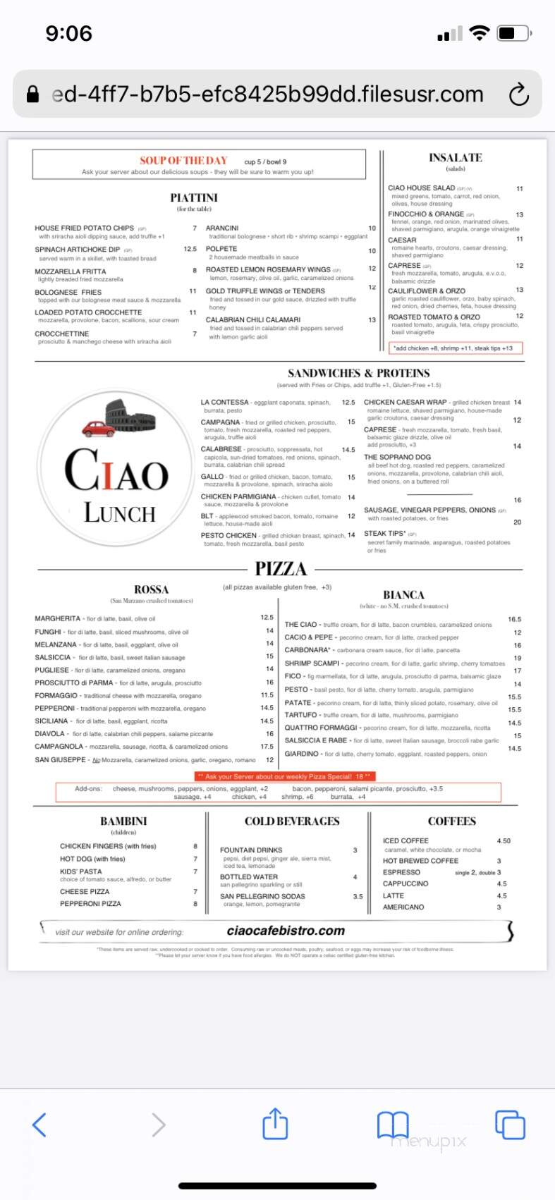 Ciao Cafe & Bistro - Lynn, MA