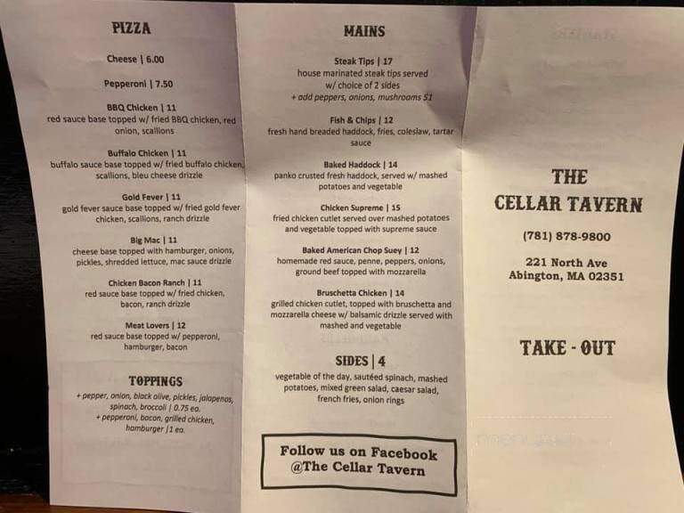 Cellar Tavern - Abington, MA