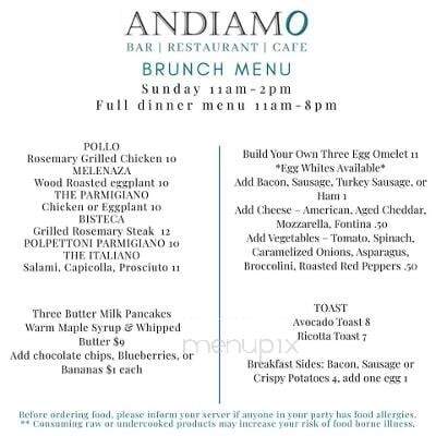 Andiamo Restaurant + Bar + Cafe - Andover, MA