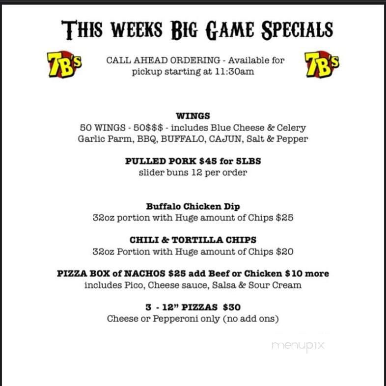 7B's Bar Grill - Westfield, MA