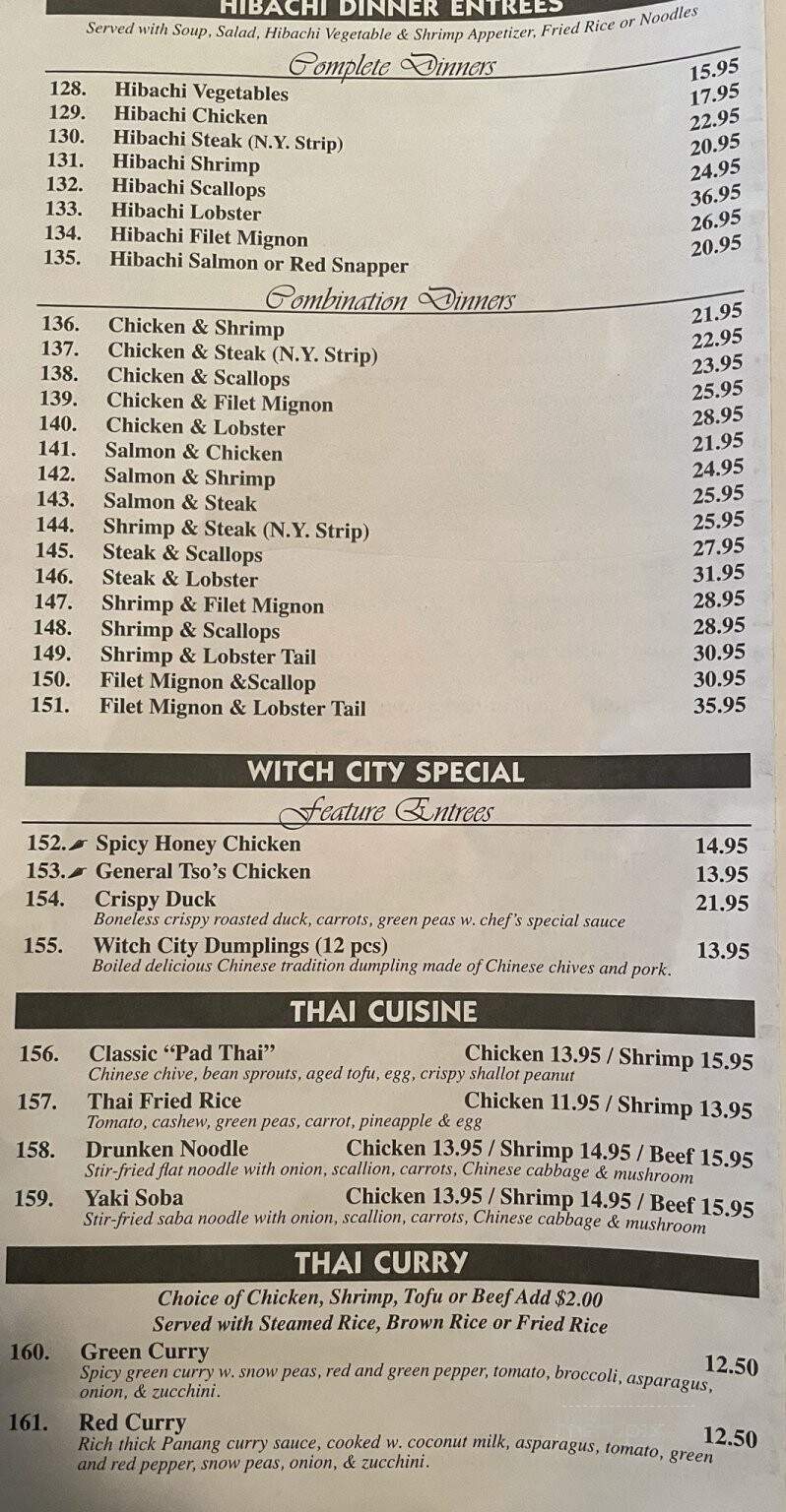 Witch City Hibachi - Salem, MA