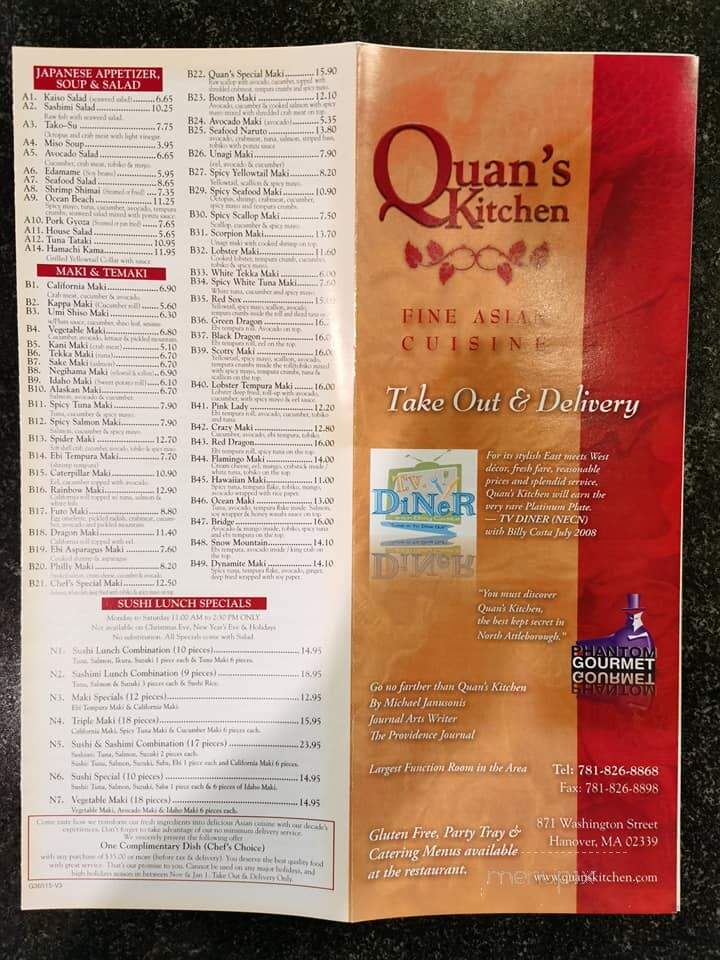 Quan's Kitchen - Hanover, MA