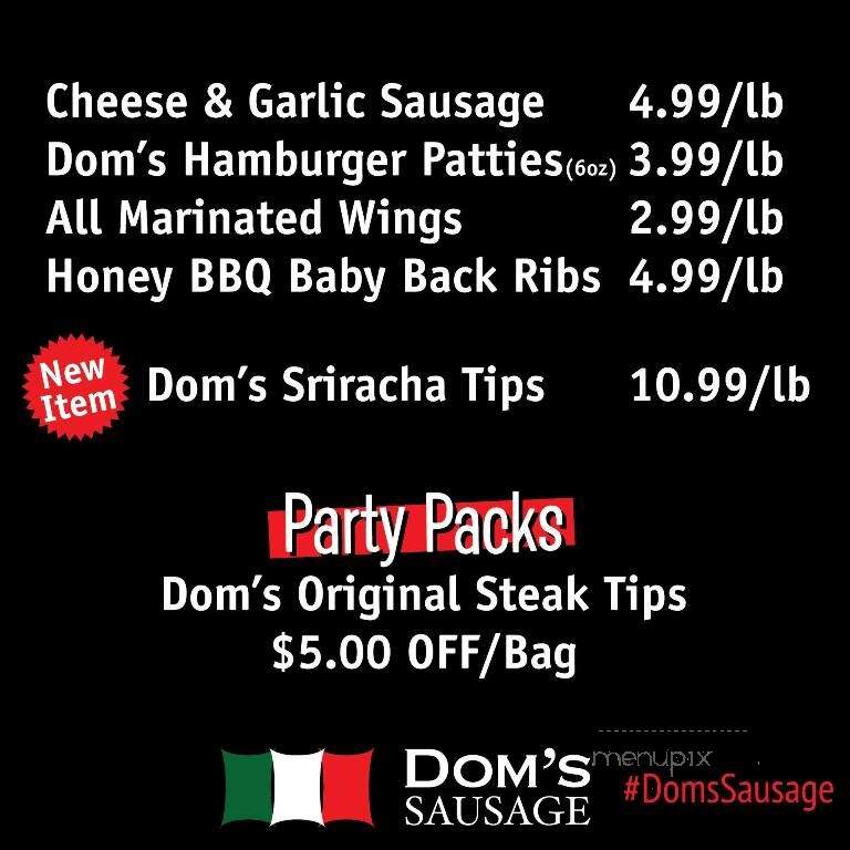 Dom's Sausage Co Inc - Malden, MA