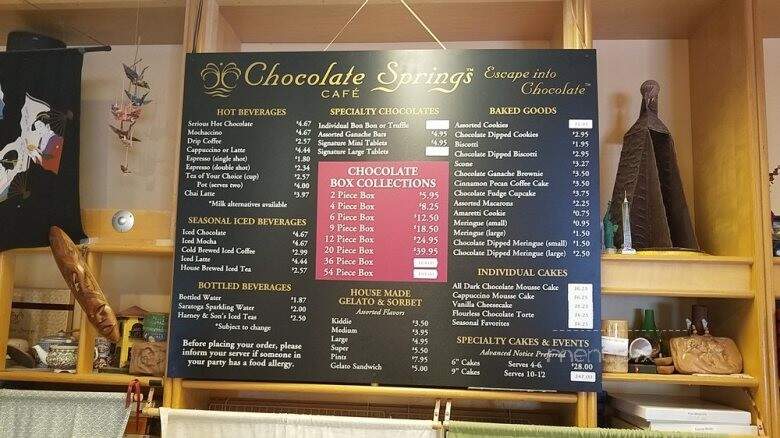 Chocolate Springs Cafe - Lenox, MA