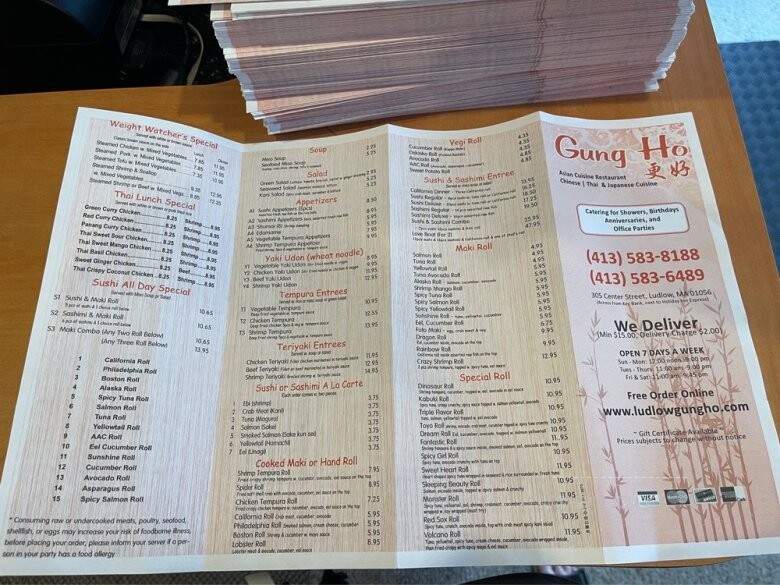 Gung Ho Restaurant - Ludlow, MA