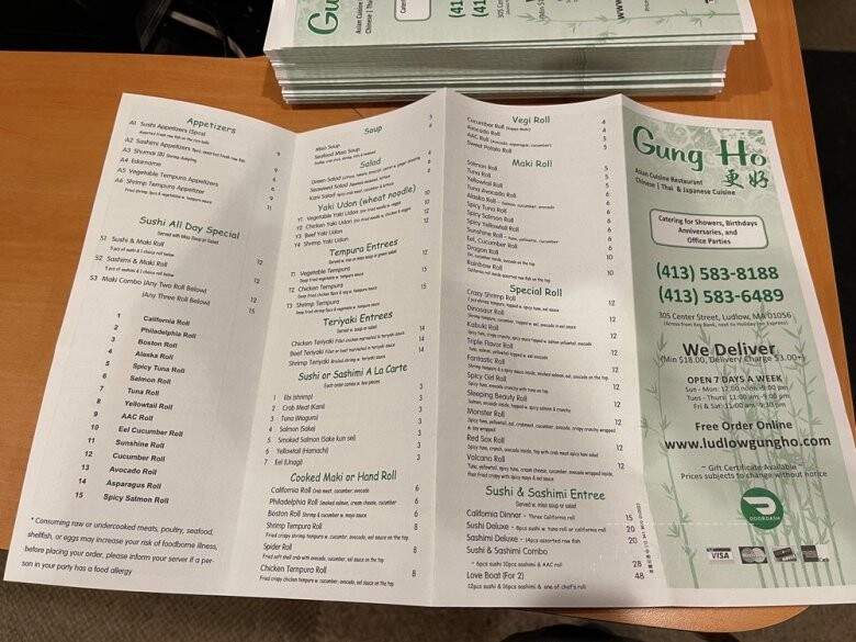 Gung Ho Restaurant - Ludlow, MA