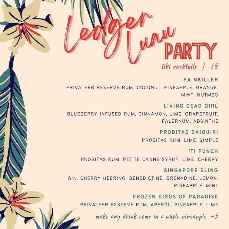 Ledger Restaurant & Bar - Salem, MA