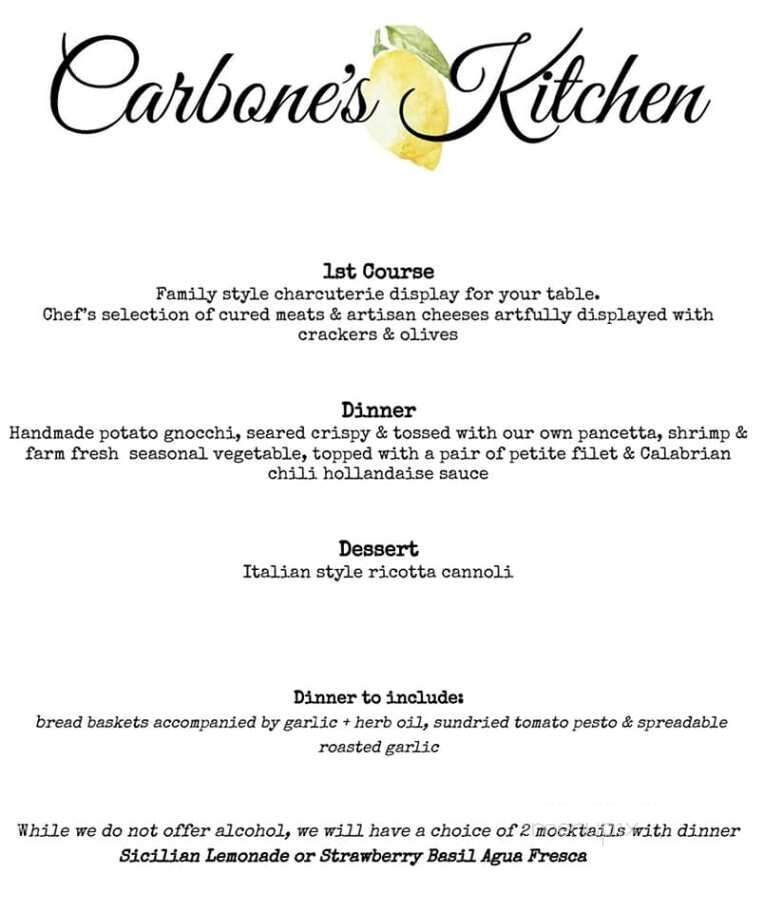 Carbones Kitchen - Haverhill, MA