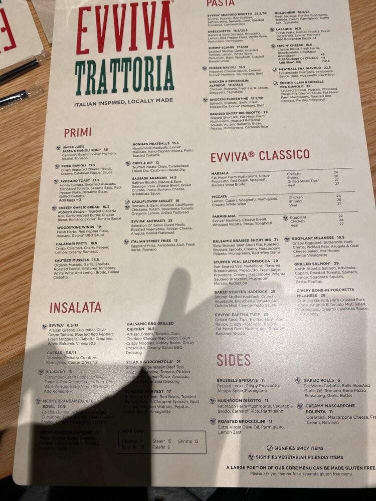 Evviva Trattoria - Malden, MA