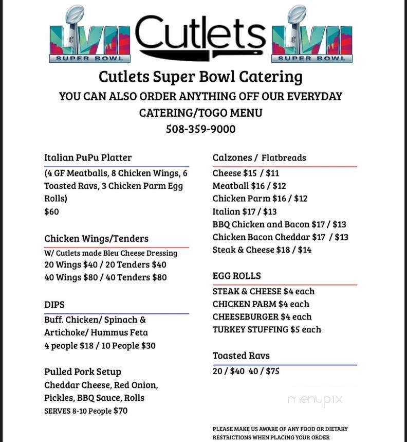 Cutlets - Medfield, MA