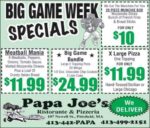 Papa Joe's Ristorante Pizzeria - Pittsfield, MA