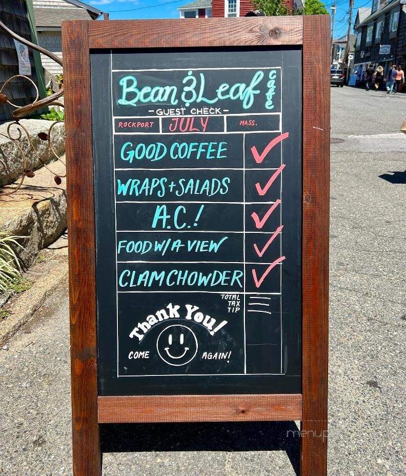 Bean & Leaf Cafe - Rockport, MA