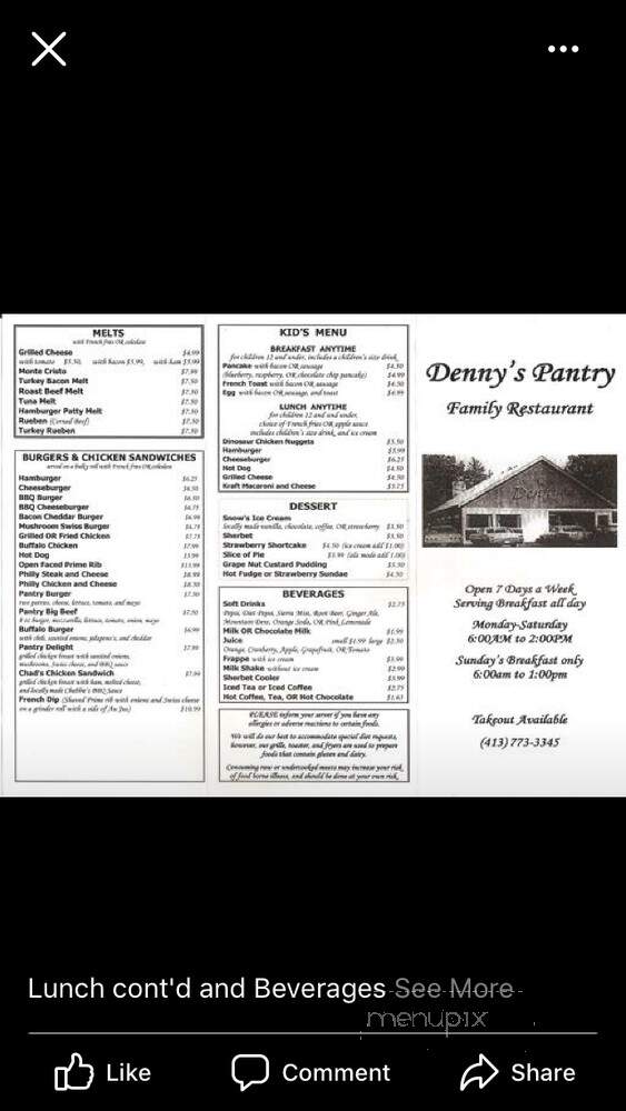 Denny's Pantry - Greenfield, MA