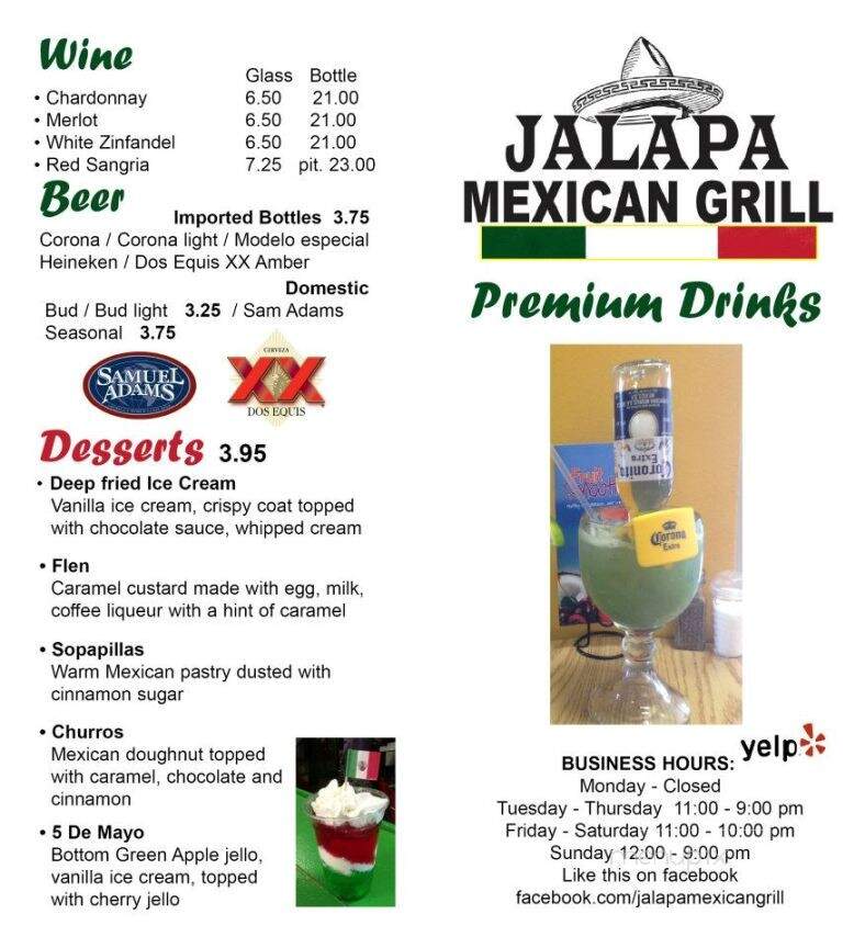 Jalapa Mexican Grill - Millis, MA