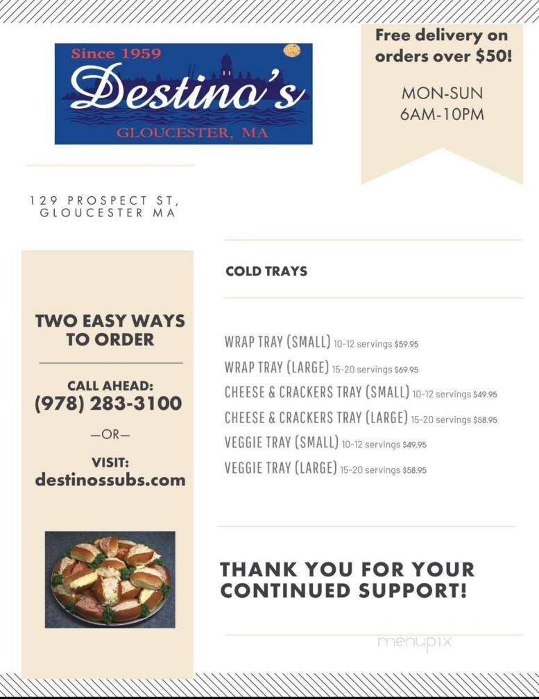 Destino's - Gloucester, MA