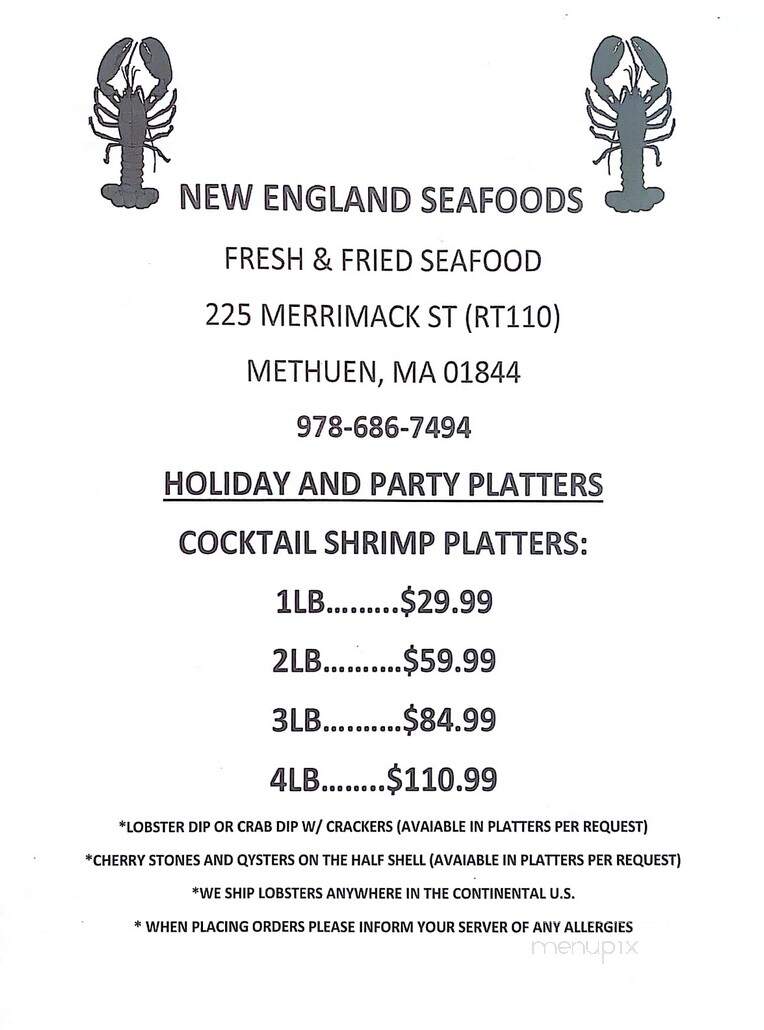 New England Seafood - Methuen, MA