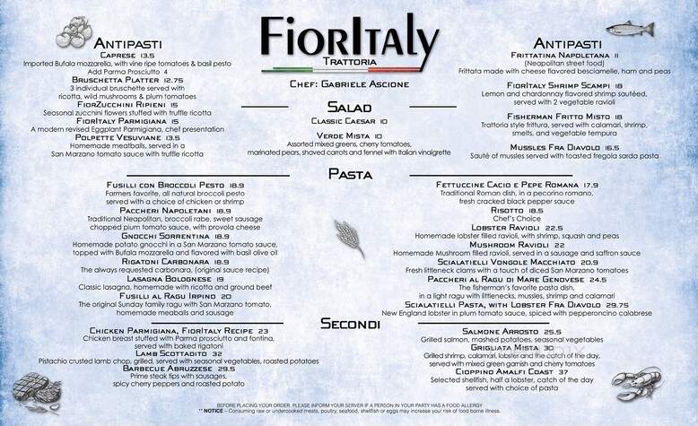 FiorItaly Trattoria - Medford, MA