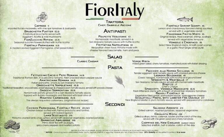 FiorItaly Trattoria - Medford, MA