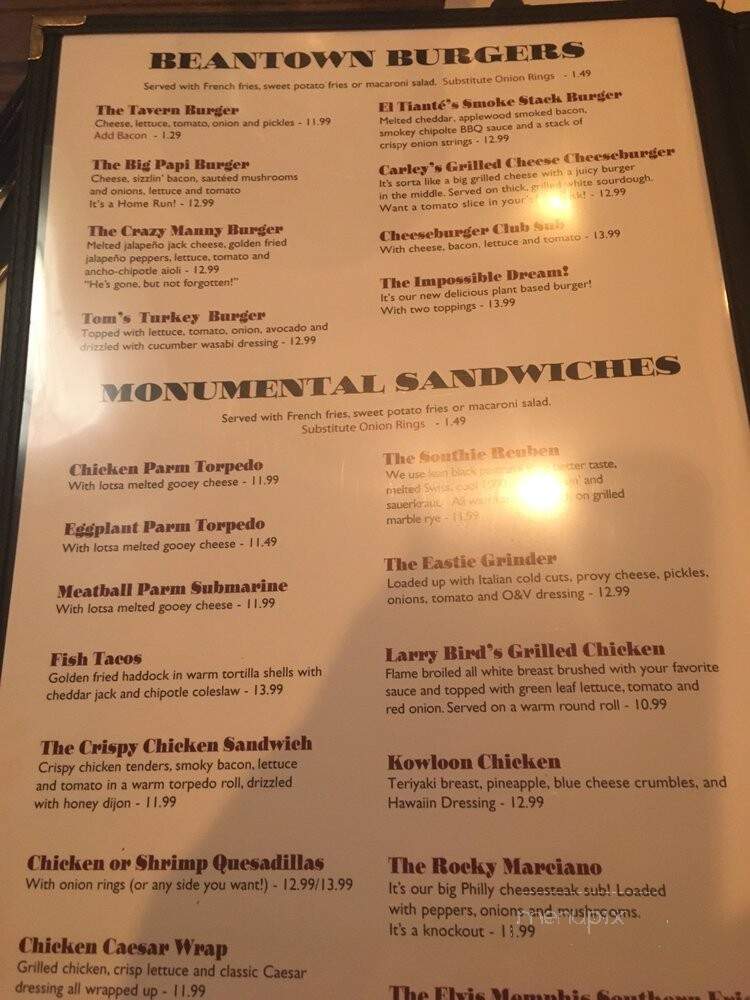 Boston Tavern - Norwood, MA